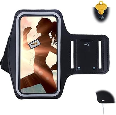 Sport armband voor Geschikt voor Samsung Galaxy M51 (zwart)