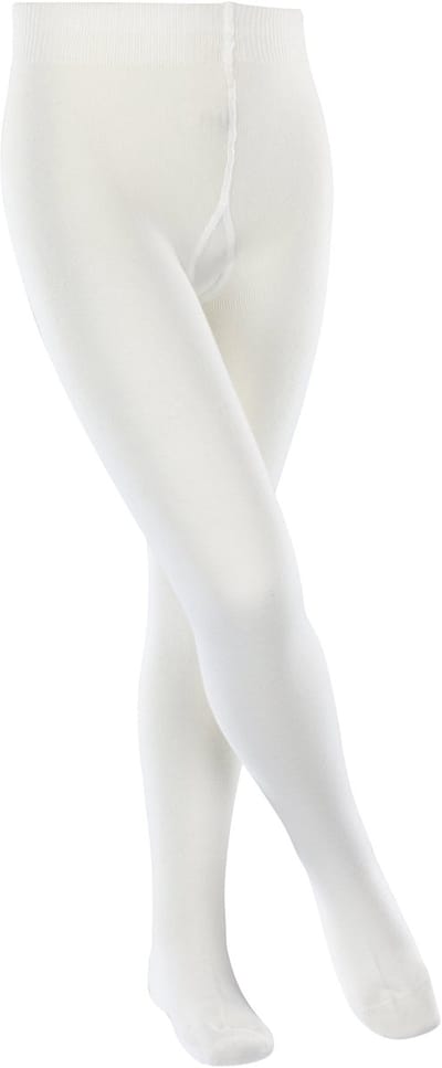 Esprit Foot Logo versterkt slijtvast katoen panty kinderen wit - maat 98-104