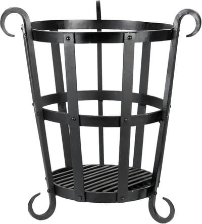 Handgesmede Vuurkorf 45 cm Hoog voor Tuin en Terras