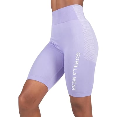 Gorilla Wear Selah Seamless Cycling Shorts - Lila - XS/S