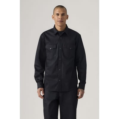 Levi's Relaxed Western Shirt Black Größe: M | Casual hemden Outlet | Herren | Schwarz