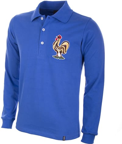 COPA Football - Frankrijk 1950's - Retro voetbalshirt - Heren - XS - Blauw