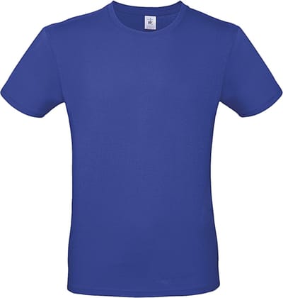 Classic E150 T-shirt B&C Collectie Kobaltblauw Maat S