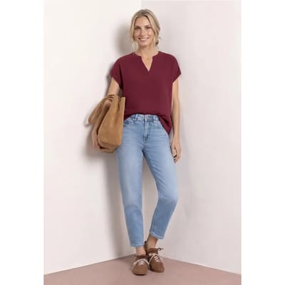 Blouse shirt van mousseline