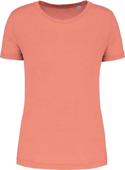 PROACT® Damessport-T-shirt triblend met ronde hals PA4021 - Coral - XS