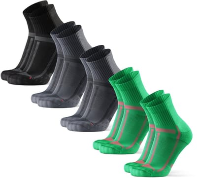 DANISH ENDURANCE Hardloopsokken voor Lange Afstanden - Blarenbescherming - Unisex - 5 paar - 43-47