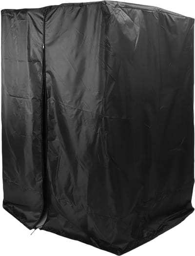 Optrekstang Station Hoes - Beschermhoes Dip Station - Krachttraining Binnenhuis - Scheurbestendig Zilver Gecoat - 40 Centimeter Lengte - Zilver