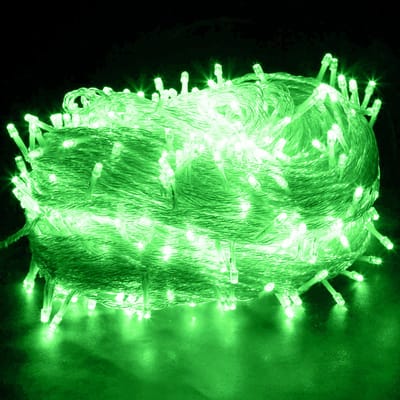 Rosnek 20m 200 LEDs Groen Licht LED Lichtsnoer - KerstverLichting met 8 Modes - Koppelbare - Kerstdecoratie voor Binnen & Buiten