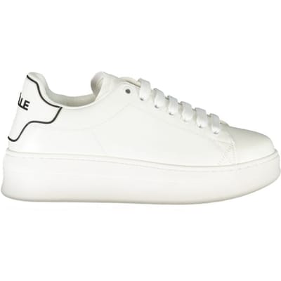 Gaelle Paris Witte Polyurethaan Dames Sneakers