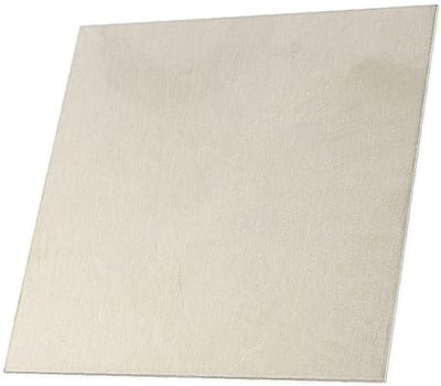 Nikkel Plaat - Elektrolytisch Anode - Corrosie Bescherming - Zuiver Nikkel Materiaal - 100x100mm 0.5mm - Zilver