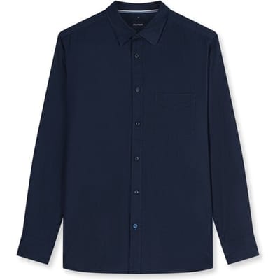 OLYMP Casual Overhemd, Regular Fit, Kent, Koningsblauw