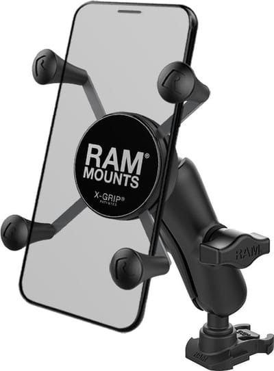X-Grip® Telefoonhouder met Bal Adapter voor GoPro Bases