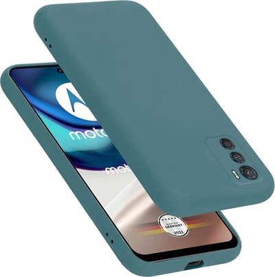 Cadorabo Hoesje geschikt voor Motorola MOTO G42 in LIQUID GROEN - Beschermhoes gemaakt van flexibel TPU silicone Case Cover