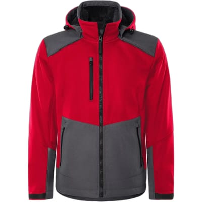 Fristads Softshell Winterjack 4060 Cfj - Missing Translation (Red/Grey) - S