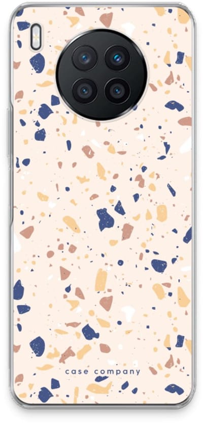Case Company® - Hoesje geschikt voor Huawei Nova 8i hoesje - Terrazzo N°23 - Soft Cover Telefoonhoesje - Bescherming aan alle Kanten en Schermrand