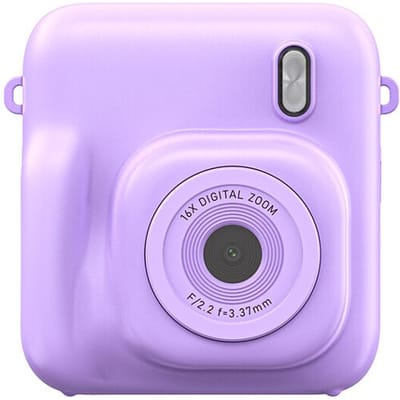 Songdian directprintcamera, cadeaus voor meisjes en jongens, speelgoed, kerst- en verjaardagscadeaus, paars