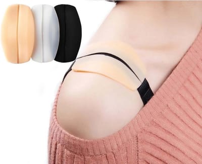 Silicone Schouder Pads | Anti knelling / irritatie / druk op Schouders | 3 paar/ 6 stuks | 3 kleuren