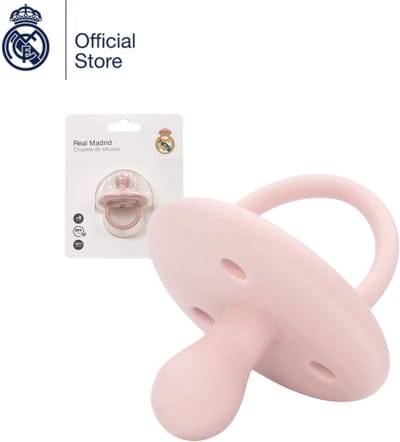 REAL MADRID™ - siliconen speen - roze 0-6m - BPA-vrij