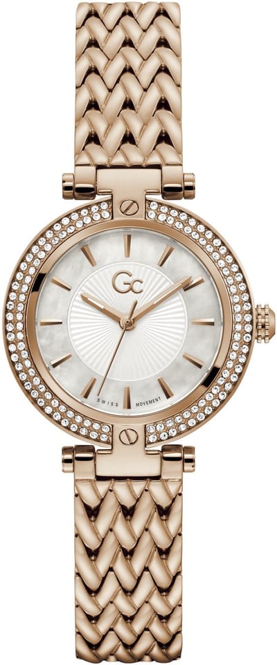 Gc Gc Vogue Quartz Day & Date Watch Roségoudkleur Case: 100% Stainless Steel | Armband: 100% Stainless Steel 32 Z22001L1MF