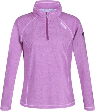 Regatta Dames Montes Fleece Trui Lite Amethyst / White Maat XXL/2XL/44