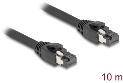 Delock RJ45 Network Cable Cat.8.1 S/FTP 10 m up to 40 Gbps black