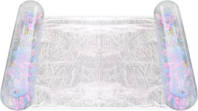 Zwembad Hangmat - Waterhangmat Luchtbed - Ontspannen op water - Vier Gebruiksmogelijkheden - 130 x 70 cm - Meerkleurig