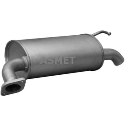 Geluiddemper achter ASMET 11.033