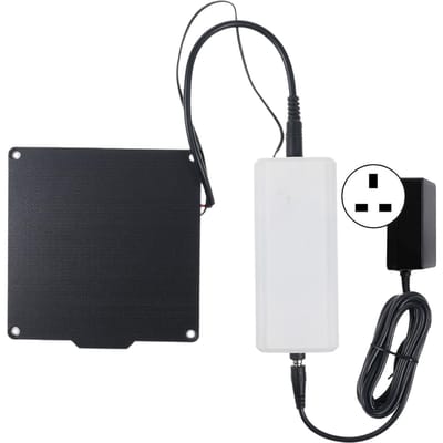 100x100mm Verwarmd bed 30W 3D-printeraccessoires Magneet Verwarmingsplatform Compatibel met EasyThreed UK black