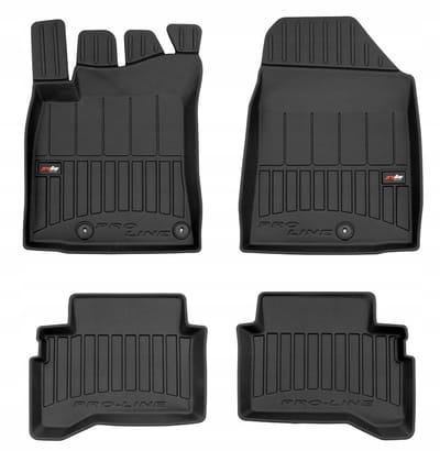 Frogum No.77 - Automatmatten - Geschikt voor Hyundai IONIQ 2016-2022 - 3D Pasvorm - Hoge Rand 6cm - TPE Rubber
