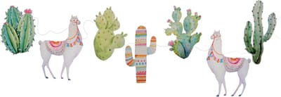 SANTEX - Peruaanse lama papieren slinger - Decoratie > Muur-, deur- en raamdecoratie