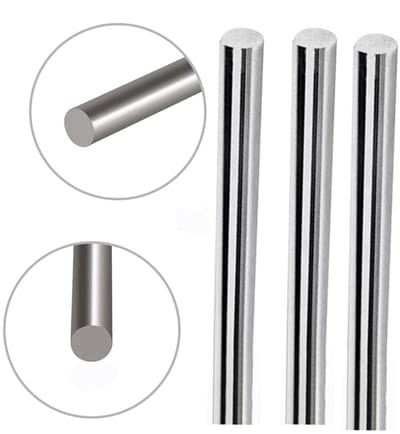 Dailygoods- Ronde Staaf 304 Roestvrij Staal - 8mm x 250mm - DIY Craft - Modelauto/Vliegtuig/Schip - Schokbestendig - Duurzaam