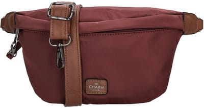 Charm London Buckingham Heuptas - Schoudertas - Crossbodytas - Praktisch - Festival - Bordeaux rood