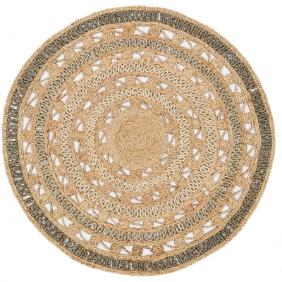 Vloerkleed Malvolio rond jute | Conceptum Hypnosis