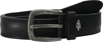 LLOYD Leren Riem Leather Belt 4.0 W80 Black Zwart