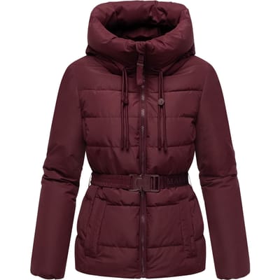 Marikoo dames winterjas Himee met tailleceintuur & magneetzakken