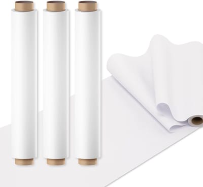 Blanco Tekenpapier op Rol 3pcs - Navulling - 3x 10 meter Kleurplaten op Rol - Voor Houten Tekenbord en Papierrolhouder - Creatief Speelgoed Kinderen vanaf 3 Jaar - Joya Creative