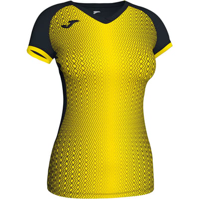 Joma Supernova T-shirt Met Korte Mouwen Geel,Zwart 12-14 Years Kinderen