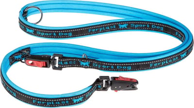 hondenriem Sport 200 x 2 cm nylon blauw/zwart