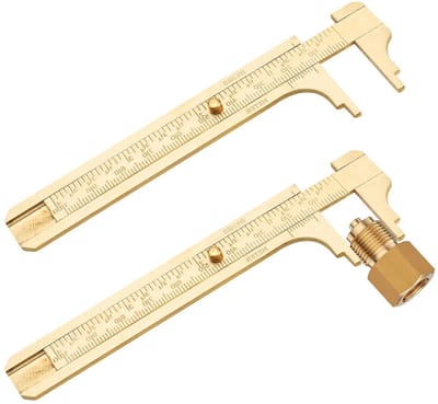 2 Stuks Mini Analoge Schaalmeter, Handige Pocketliniaal voor Sieraden, Houtbewerking en Precisie Metingen, 100mm