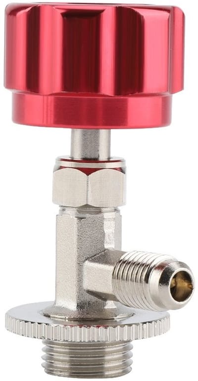 Dailygoody - Kältemittel Flessenopener M14 1/4 voor SEA R134a - RVS en Aluminium