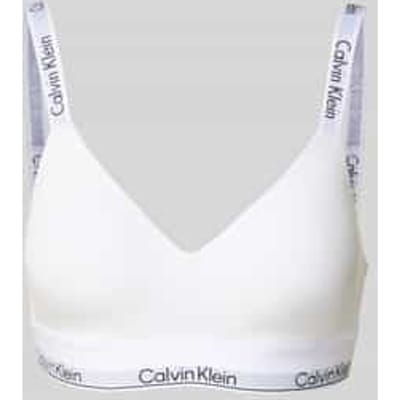 Bralette met label in band