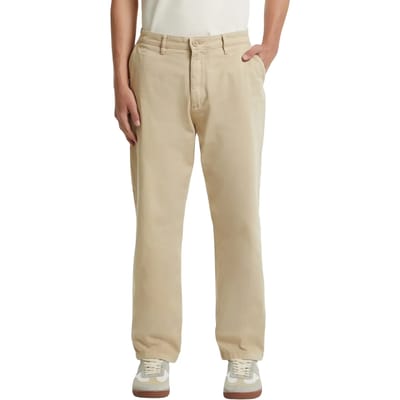Guess Jeans Regular Fit Chino Broek Beige 29 / 34 Man