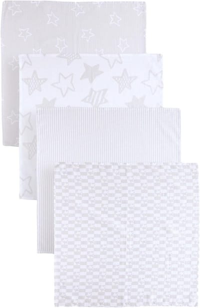 4-Pack Hydrofiele Luiers Katoen – Zacht en Absorberend Voor Baby's en Newborns