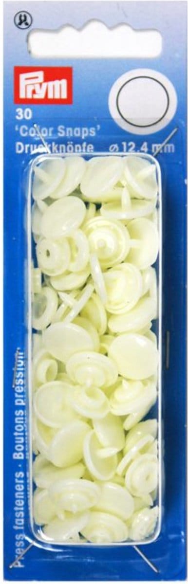 Drukknoop ColorSnaps 12,4 mm parell 30 st. - Drukknopen Color Snaps - Prym