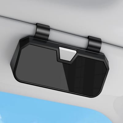 Brillenkoker Auto - Zonnebrilhouder Organizer - Veilig Opbergen - Eenhandige Bediening - Niet gespecificeerd - Zwart