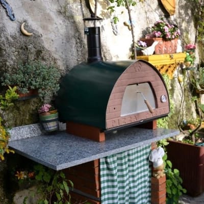 Pizza Party - Houtgestookte Pizzaoven - 70 x 70 - Groen