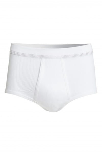 Con-ta - 2 heren slips 740/6330 met ribbel - wit - maat 10 (4XL)