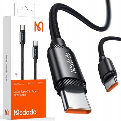 Mcdodo® Usb c naar Usb c - Kabel - Snelladen PD 3.1 - 240W - 1 meter