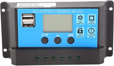 Zonnepaneel Accu Regelaar - Laadregelaar PWM - Energie Beheer - Automatische 12/24V Herkenning - 30A Stroom - Zwart