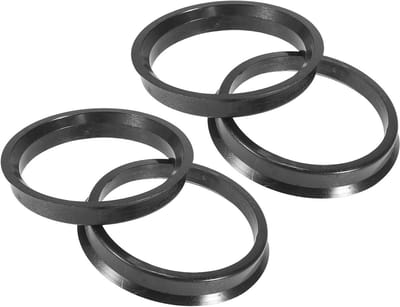 BD - Centreer ring set (4 stuks) 67.1->66.1mm - ABS - zwart - voor alu velgen